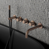 Hotbath Cobber Inbouw bad thermostaat met 2 stopkranen met uitloop zwart chroom SW237476 Hotbath Cobber Inbouw bad thermostaat met 2 stopkranen met uitloop zwart chroom SW237476