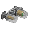 Hotbath inbouwdeel voor badmengkraan met uitloop met omstel met handdouche met houder SW230601 Hotbath inbouwdeel voor badmengkraan met uitloop met omstel met handdouche met houder SW230601