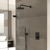 Hotbath Cobber complete thermostatische douche inbouwset met 2 pushbuttons mat zwart SW230012 Hotbath Cobber complete thermostatische douche inbouwset met 2 pushbuttons mat zwart SW230012