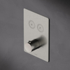 Hotbath Cobber Afbouwdeel inbouwthermostaat - met 2 pushbuttons - glans verouderd ijzer (zwart) SW229980