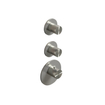 Hotbath Archie Partie de finition - thermostatique - 2 robinets d'arrêt - inox 316 SW230333