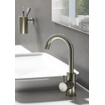 Hotbath Cobber mitigeur de lavabo 27,8cms avec bec pivotant sans vidage nickel brossé SW73567