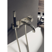 Hotbath Cobber afbouwdeel inbouw douche en badmengkraan automatische omstelinrichting met doucheslang en handdouche geborsteld nikkel SW230500
