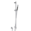 Hotbath Cobber barre de douche 90cm avec coude de raccord mural flexible de douche 150cm et douchette à main en laiton brossé PVD SW230035