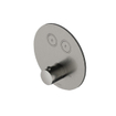 Hotbath Cobber Robinet douche encastrable thermostatique avec 2 boutons ronds Laiton brossé SW237529
