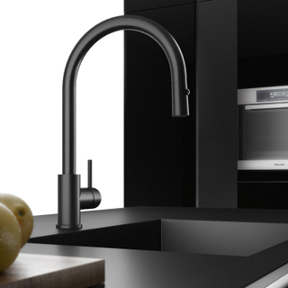 Robinet de cuisine Hotbath Fellow avec douchette extractible en fer vieilli