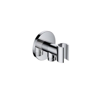 Hotbath Cobber M515 wandsteun met uitlaat messing gepolijst PVD
