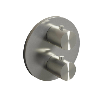 Hotbath Archie Inbouwthermostaat - 2 functies omstel - mat RVS