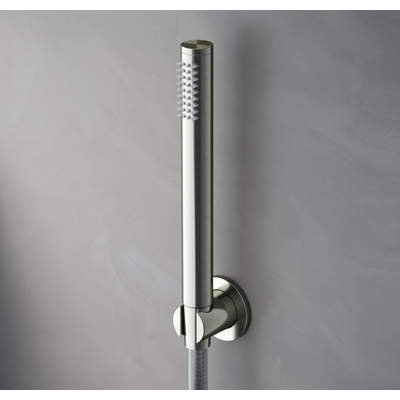 Hotbath Archie Wandsteun - met gewapende doucheslang - 150cm en handdouche AR350 - mat RVS 316