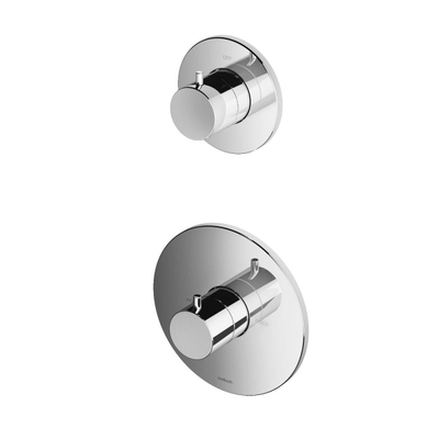 Hotbath Buddy partie de finition mitigeur thermostatique avec 1 robinet d'arrêt chrome
