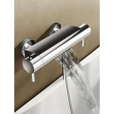 Hotbath Buddy Mitigeur de bain thermostatique avec jet cascade chrome