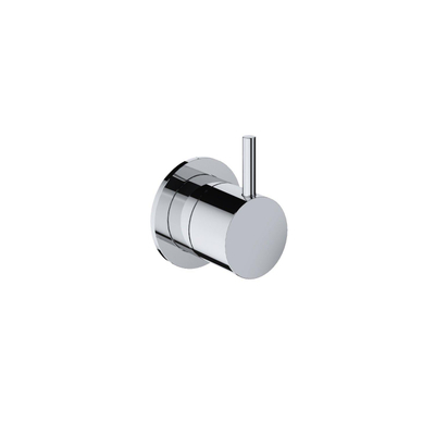 Hotbath Cobber afbouwdeel inbouw 2 functies omstel zwart chroom