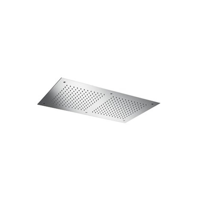 Hotbath Mate Inbouwhoofddouche - 38x70cm rechthoek chroom hoogglans ans - hoogglans chroom