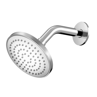 Hotbath Mate Hoofddouche inclusief wandarm - 13cm rond chroom hoogglans ans - hoogglans chroom