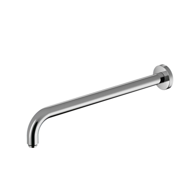 Hotbath Mate bras de douche mural rond 40cm nickel brossé