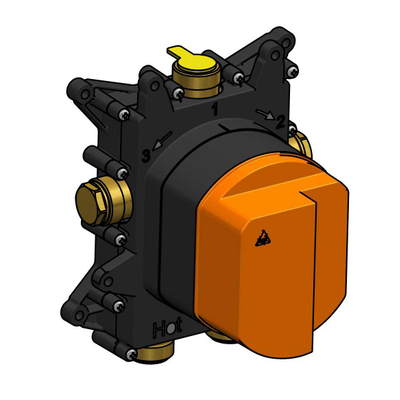 Hotbath Archie mitigeur thermostatique encastré 2 fonctions inverseur inox