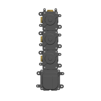 Hotbath Mate Inbouw box Inbouwbox - 3 stopkranen - zwart