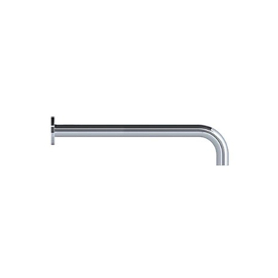 Hotbath Mate universele uitloop 1/2" met verborgen perlator 30cm nikkel geborsteld