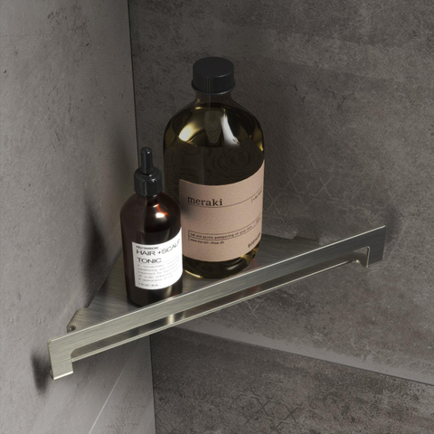 Hotbath Archie Design douchehoekkorf - mat RVS SW230390