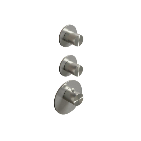 Hotbath Archie Inbouwthermostaat - met 2 stopkranen - mat RVS SW237543
