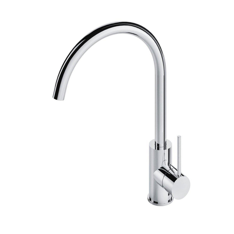 Hotbath Cobber Opbouw keukenmengkraan - met draaibare U-uitloop - PVD - geborsteld messing (goud) SW230017