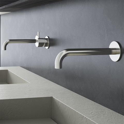 Hotbath Cobber Uitloop lengte 15 cm - geborsteld nikkel (RVS) SW73824