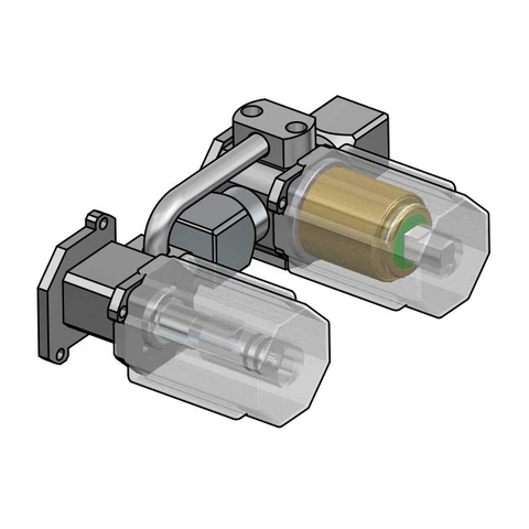 Hotbath Cobber Wastafelkraan - inbouw - 25 cm uitloop - PVD - geborsteld messing goud SW1210999