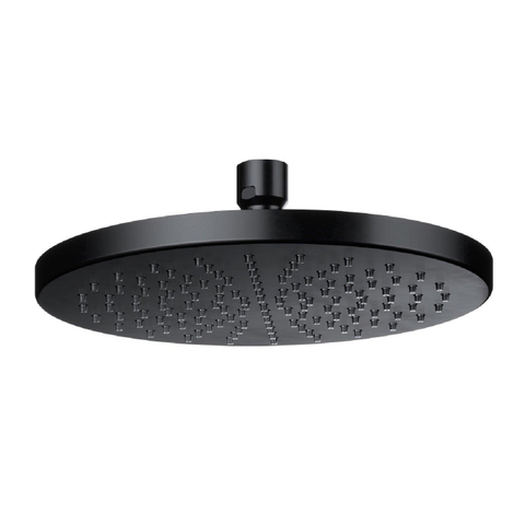 Hotbath Mate hoofddouche 30cm rond zwart mat OUTLETSTORE STORE40798