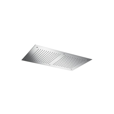 Hotbath Mate Inbouwhoofddouche - 38x70cm rechthoek chroom hoogglans ans - hoogglans chroom SW230611