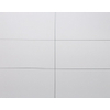 Baldocer Ceramica carrelage mural - 30x60cm - 10mm - Rectangulaire - rectifié - Blanc mat SW88499