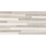 Baldocer Ceramica Pierre Grey Decor carrelage mural - 30x60cm - 10mm - Rectangulaire - rectifié - Aspect pierre naturelle - gris mat SW88608