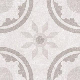 Cifre Ceramica Materia Decor wand- en vloertegel - 20x20cm - Vierkant - 8.5mm - Rim white