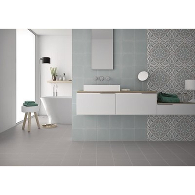 Terravito Besano wand- en vloertegel - 20x20cm - 8.5mm - Vierkant - Wit mat