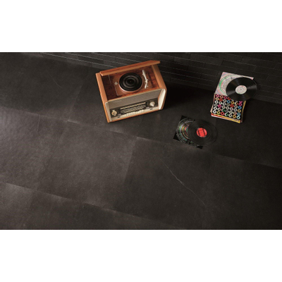 Fap Ceramiche wand- en vloertegel - 60x60cm - 10mm - Vierkant - gerectificeerd - Natuursteen look - Antraciet mat