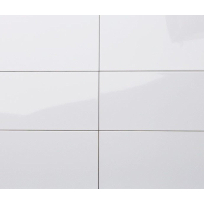 Terravito Gidoro wandtegel - 25x40cm - 8mm - Wit glans