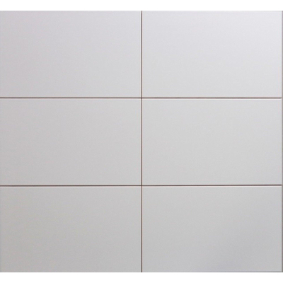 Terravito Gidoro carreau mural - 25x40cm - 9mm - blanc mat