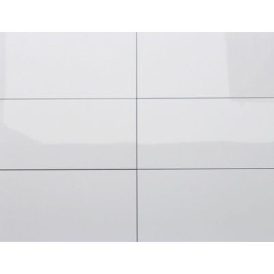 Terravito Gidoro wandtegel - 30x60cm - 10mm - gerectificeerd - Wit glans