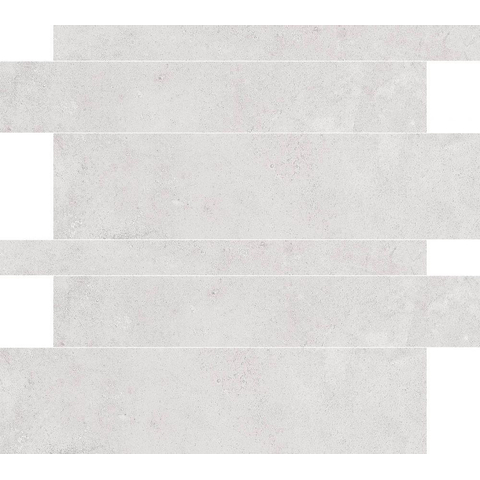 Terravito Velaro carreau mural - 5x60cm - Rectangulaire - 9mm - rectifié - effet béton - Glaciar SW159301