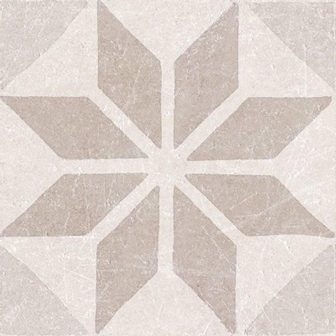 Cifre Ceramica Materia Decor wand- en vloertegel - 20x20cm - Vierkant - 8.5mm - Star ivory SW203648