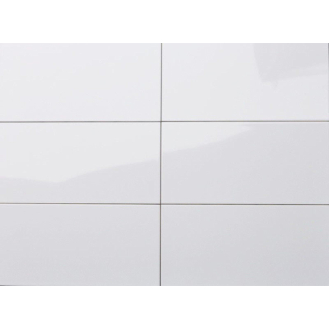 Kerabo wandtegel - 30x60cm - 9mm - Wit glans SW88493