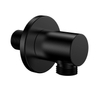 Wiesbaden UniMatch wandaansluitbocht rond 1/2" mat zwart SW295966