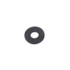 Wiesbaden Caral rosace bec mitigeur lavabo encastré 65 mm noir mat SW296022
