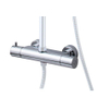 Wiesbaden Caral losse thermostatische kraan voor douche-opbouwset chroom SW96068 Wiesbaden Caral losse thermostatische kraan voor douche-opbouwset chroom SW96068