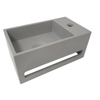 Wiesbaden Julia fontein rechts 35 x 20 x 16 cm solid surface betonlook SW296056