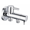 Xellanz Minimal robinet d'arrêt d'angle double 1/2"x3/8"x3/8" chrome SW295937