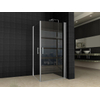 Wiesbaden Twice Shower Dubbele swingdeur UNI 90x90x200 chroom 8mm dik NANO coating glas SW10425 Wiesbaden Twice Shower Dubbele swingdeur UNI 90x90x200 chroom 8mm dik NANO coating glas SW10425