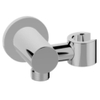 Wiesbaden UniMatch Coude mural avec support de douchette orientable rond 1/2" chrome SW96046