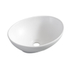 Wiesbaden Barco vasque ovale 40 x 33 x 14,5 cm céramique mat blanc SW296003
