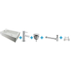 Wiesbaden Rhea Fonteinset Mini kraangat links compleet 36x18x9cm wit SW10648 Wiesbaden Rhea Fonteinset Mini kraangat links compleet 36x18x9cm wit SW10648