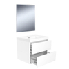Wiesbaden Vision meubelset met spiegel 60cm wit SW95892 Wiesbaden Vision meubelset met spiegel 60cm wit SW95892